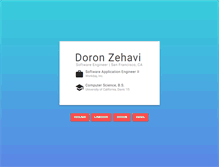 Tablet Screenshot of doronzehavi.com